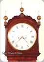 Hood of 8-day mahogany longcase clock by Thwaites & Reed, London c1825