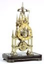 A good English skeleton clock c1840