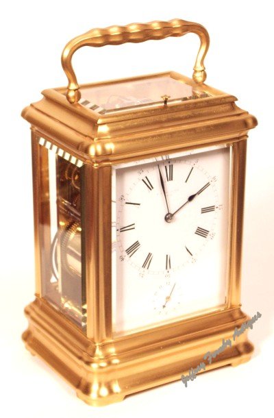 Giant French carriage clock by Drocourt, Paris