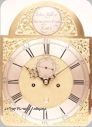 Dial of 8-day longcase clock by John Safley, Edinburgh c1770